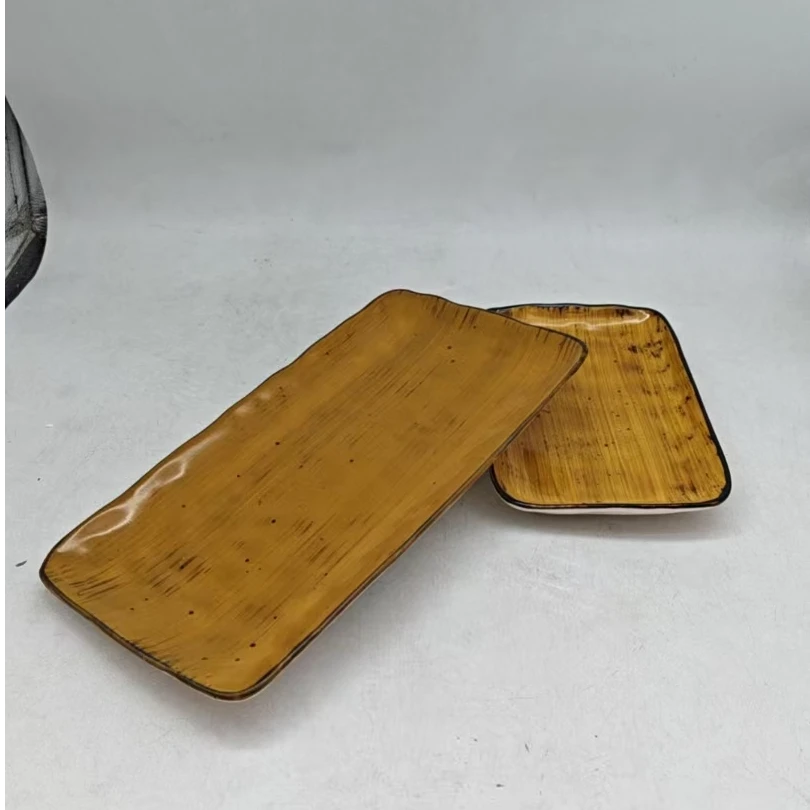 7242（大长30 宽16 高2.5 小长20 宽13 高2.5）陶瓷长盘B50