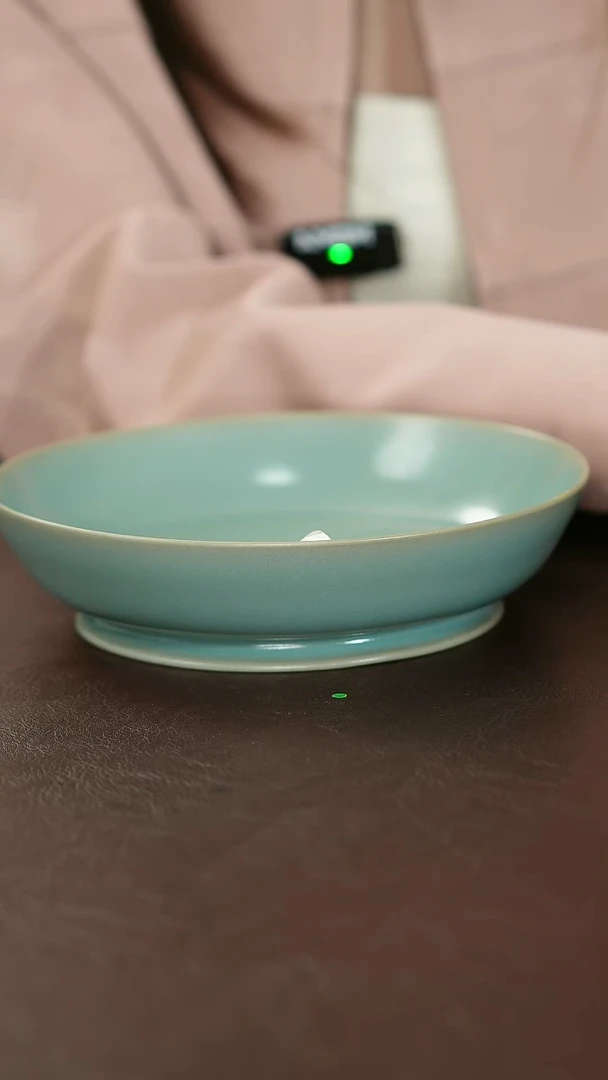 摆件1975微瑕原矿汝宋汝瓷