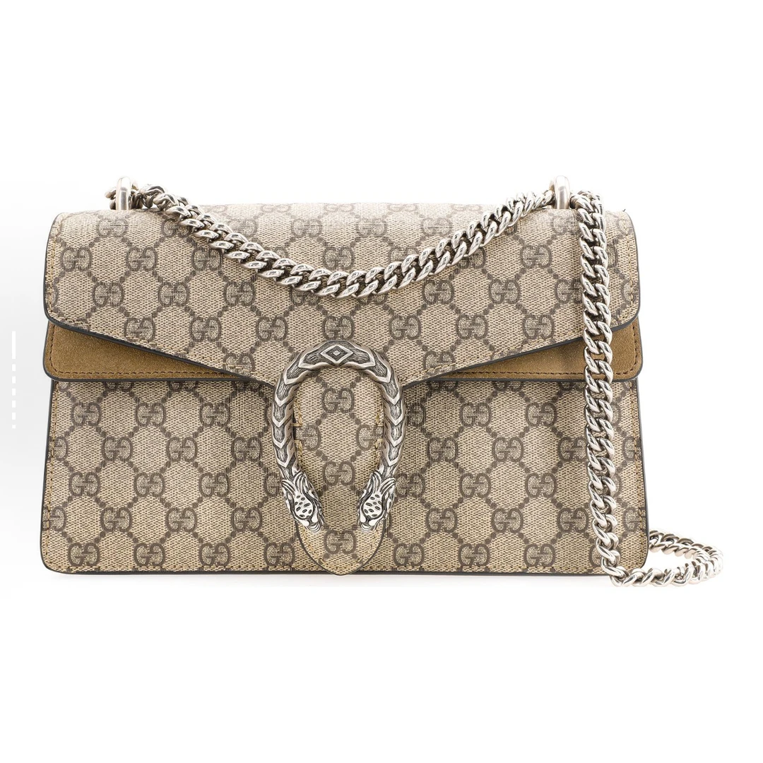 99新 GUCCI/古驰 思斯专属 古驰老花米色酒神 THWY494