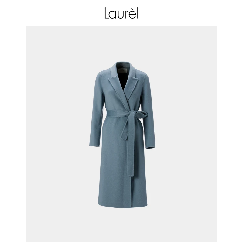 【晨粉专享】Laurel法式双面呢大衣女LWD324D00300