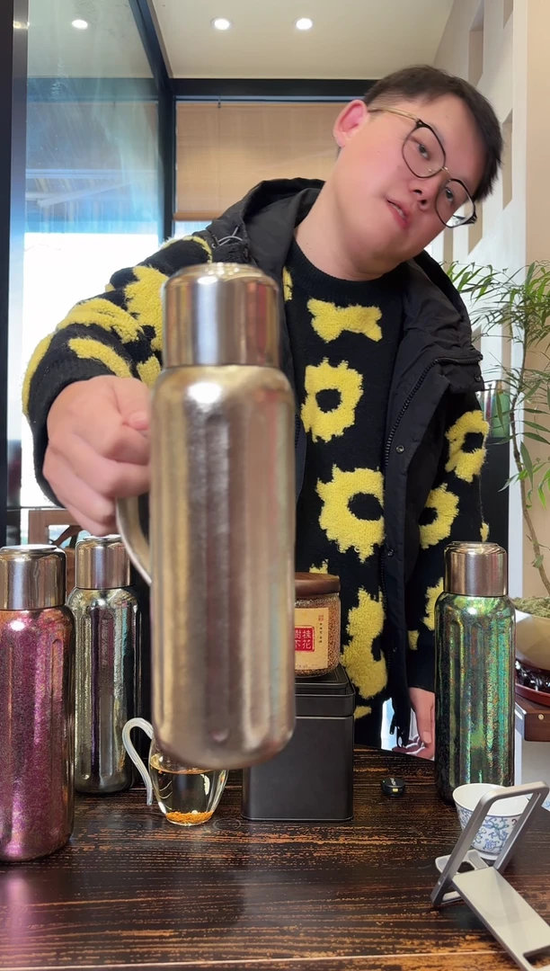 800毫升纯钛新款银色