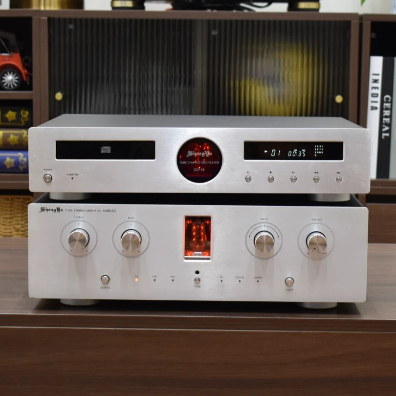 二手声雅组合套装声雅CD-18CD机播放器 A-80CSll发烧级电子管功放