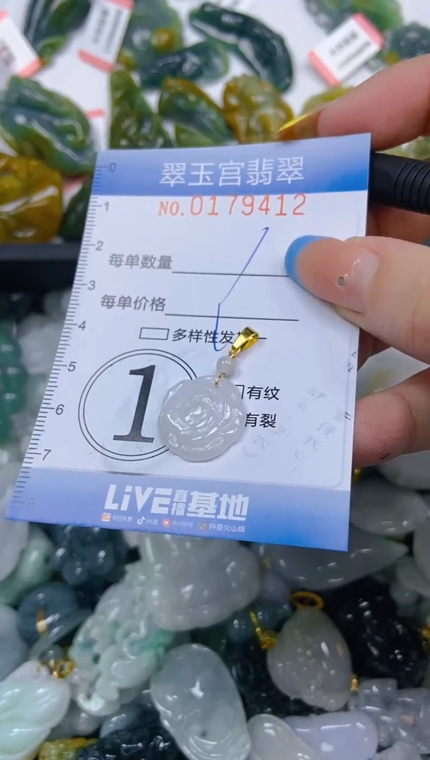 翡翠未镶嵌颈饰闪购0179412