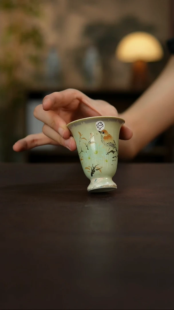景德镇陶瓷杯碗柴烧多人