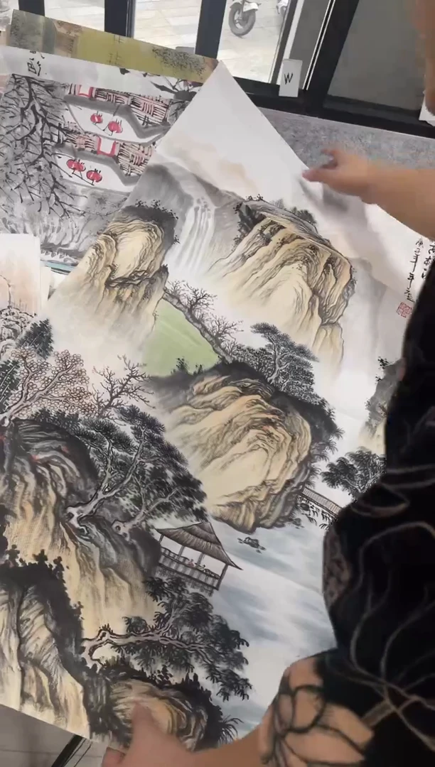 国画专属福利补贴-30小中堂多样性发货