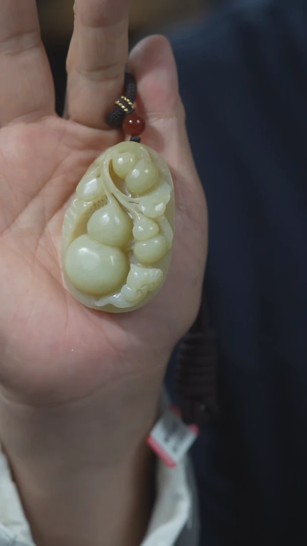 吊坠(不含链)未镶嵌和田玉葫芦