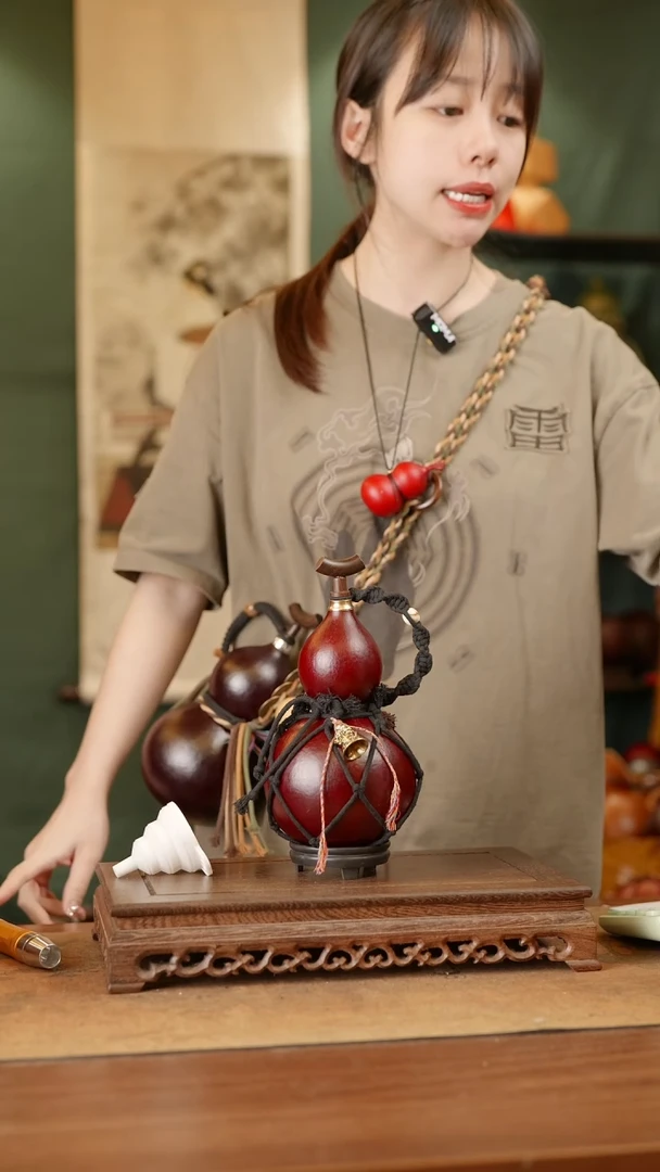 252号精品天然大漆酒葫芦一物一拍~