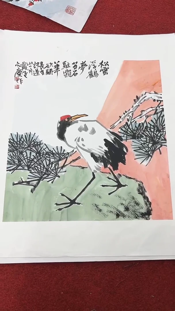 国画李火庆/国画/花鸟