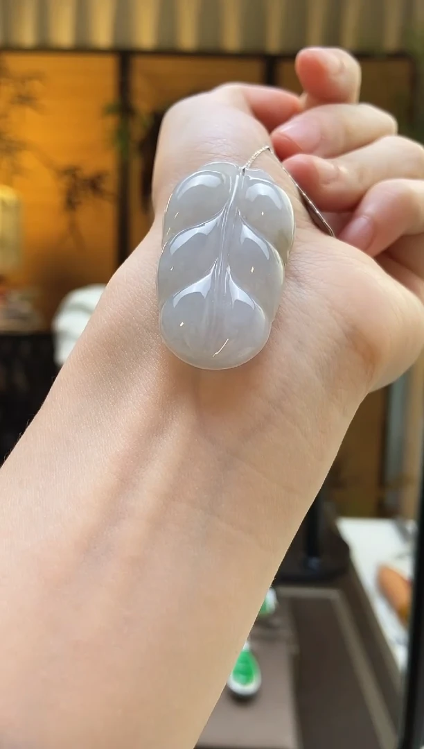 翡翠未镶嵌吊坠(不含链)翡翠叶子