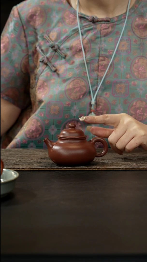 茶壶紫砂底槽青容天壶180cc