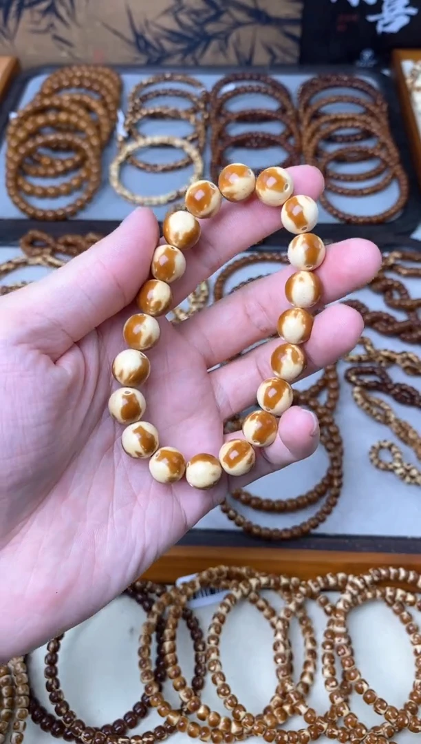 手串紫金鼠三花精品光珠10