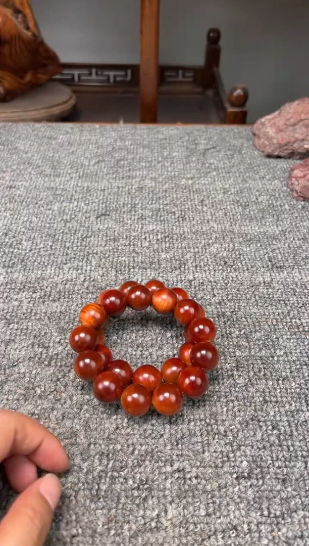 柏木（崖柏）1.8圆珠红泥膏 质感天花板