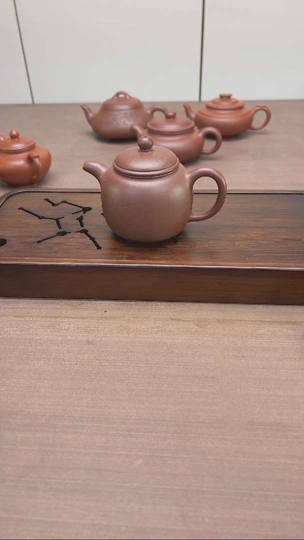 茶壶紫砂200 毫升40 目红皮龙袍尊