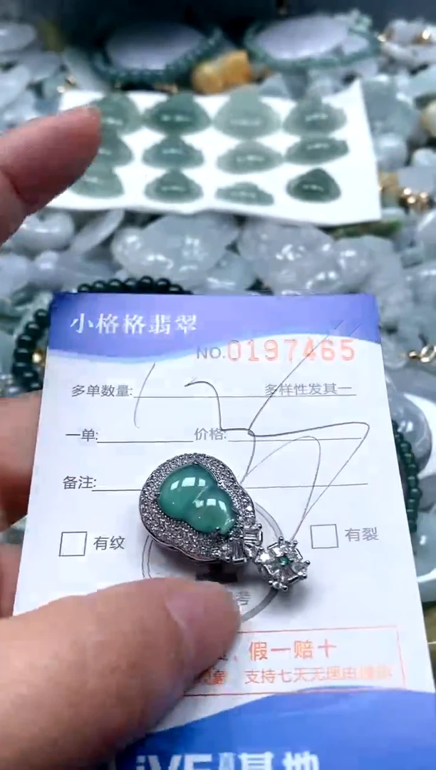 【闪购商品】翡翠颈饰未镶嵌闪购商品0197465