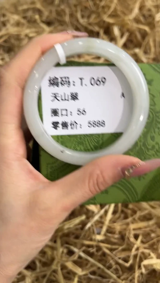 未镶嵌手镯石英质玉T.069