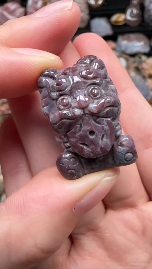 颈饰未镶嵌硅化珊瑚（珊瑚玉）581