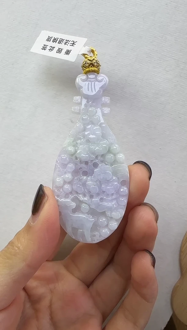 颈饰未镶嵌翡翠国风翡翠