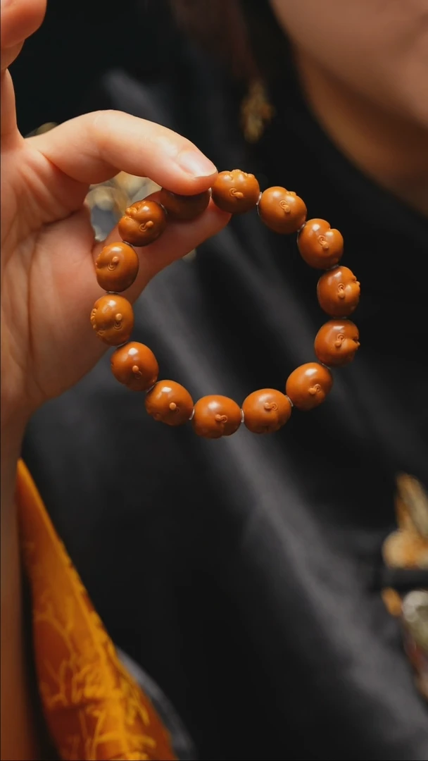 【闪购商品】橄榄核手串/手链李俊百态【1.4】