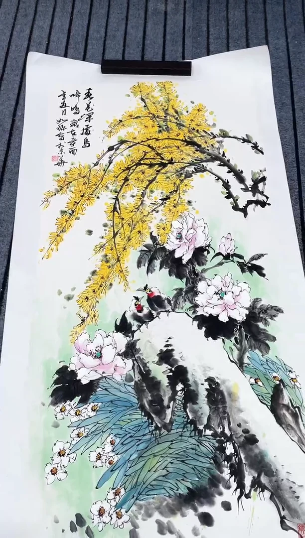 精品国画花鸟作品