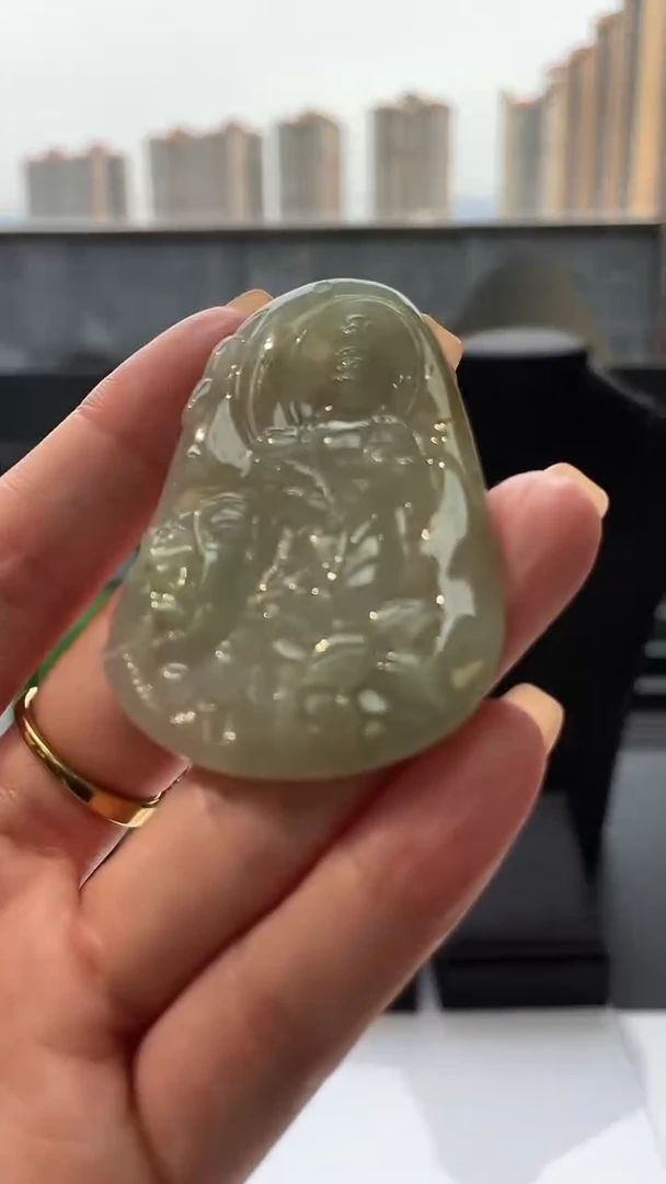 颈饰未镶嵌翡翠br天然A货翡翠GS-1