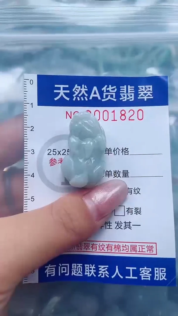 翡翠未镶嵌吊坠(不含链)1
