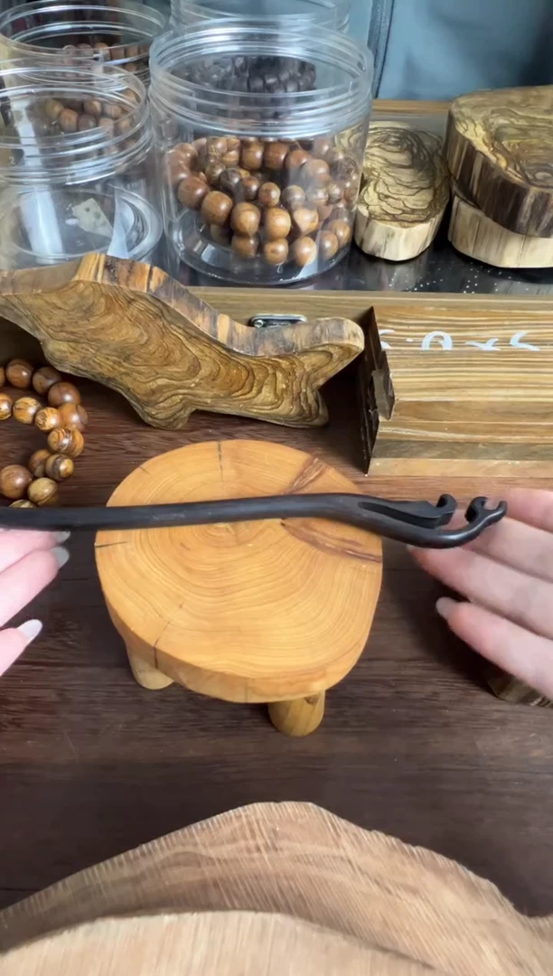 木木头款紫光檀发簪福利价