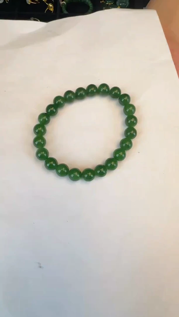 未镶嵌手串和田玉卡8