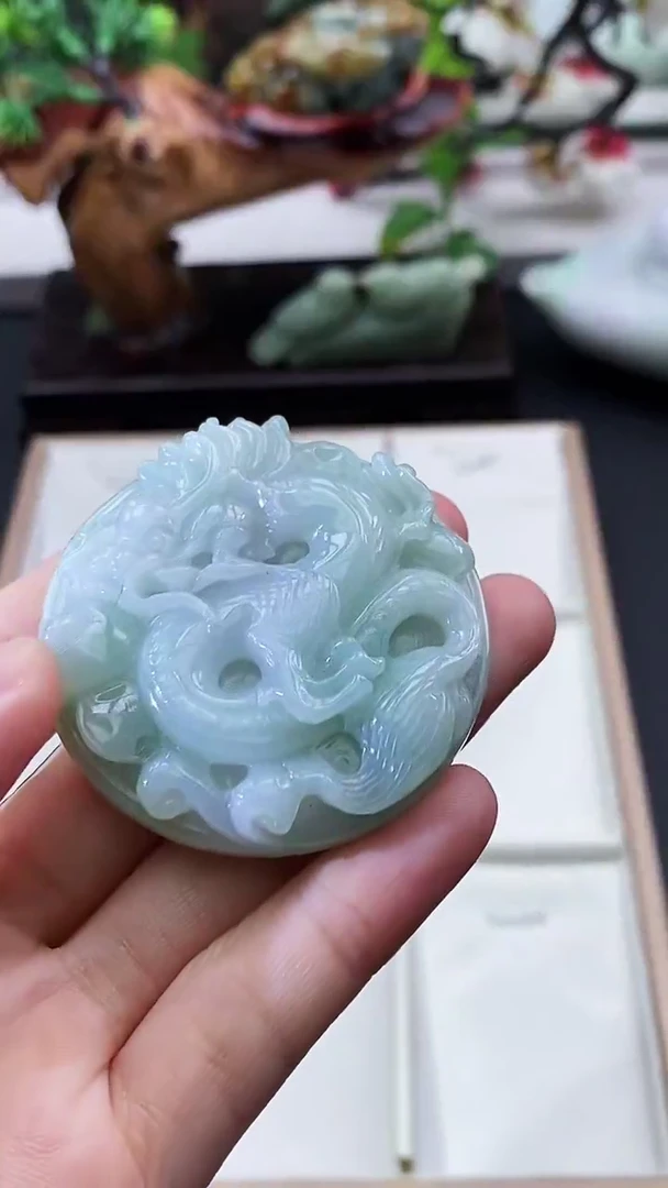 颈饰未镶嵌翡翠天然缅甸A货翡翠