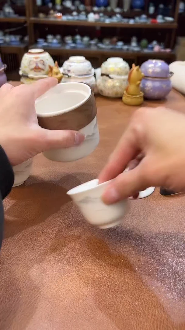 真的很便宜会开片的旅行茶具