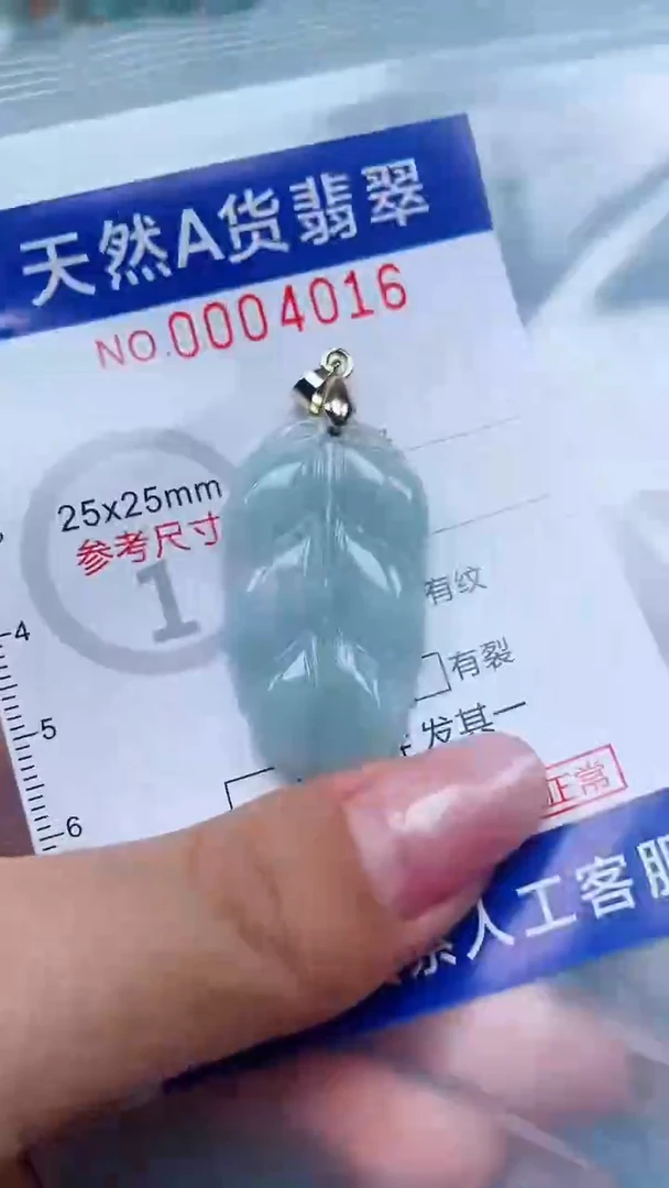 翡翠未镶嵌吊坠(不含链)1