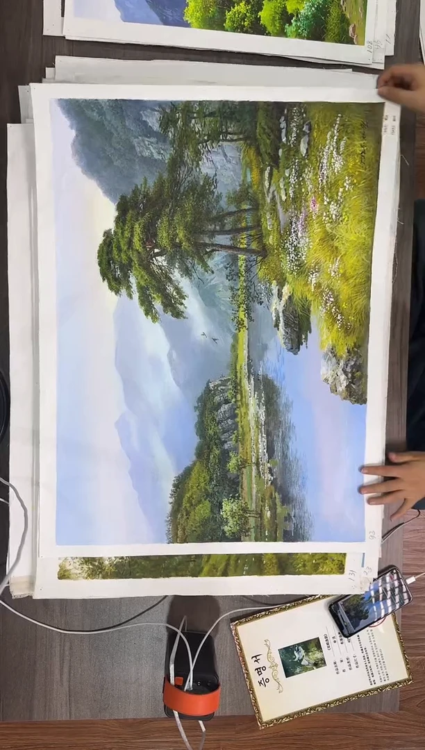 油画【13号】约50*70cm丨朝鲜原创纯手绘孤品油画丨顺丰包邮