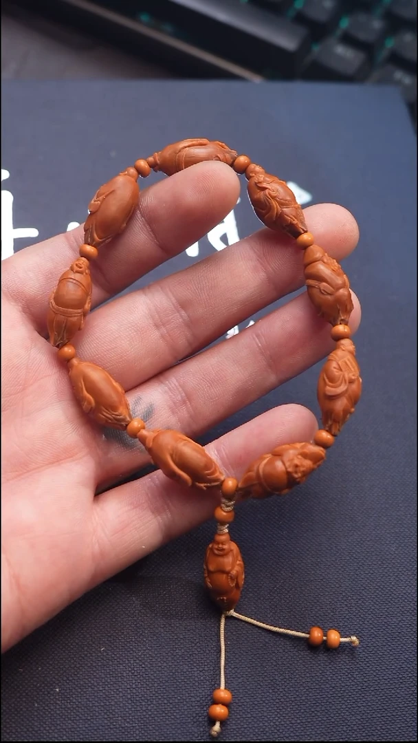 手串/手链橄榄核姜****u苏工橄榄核