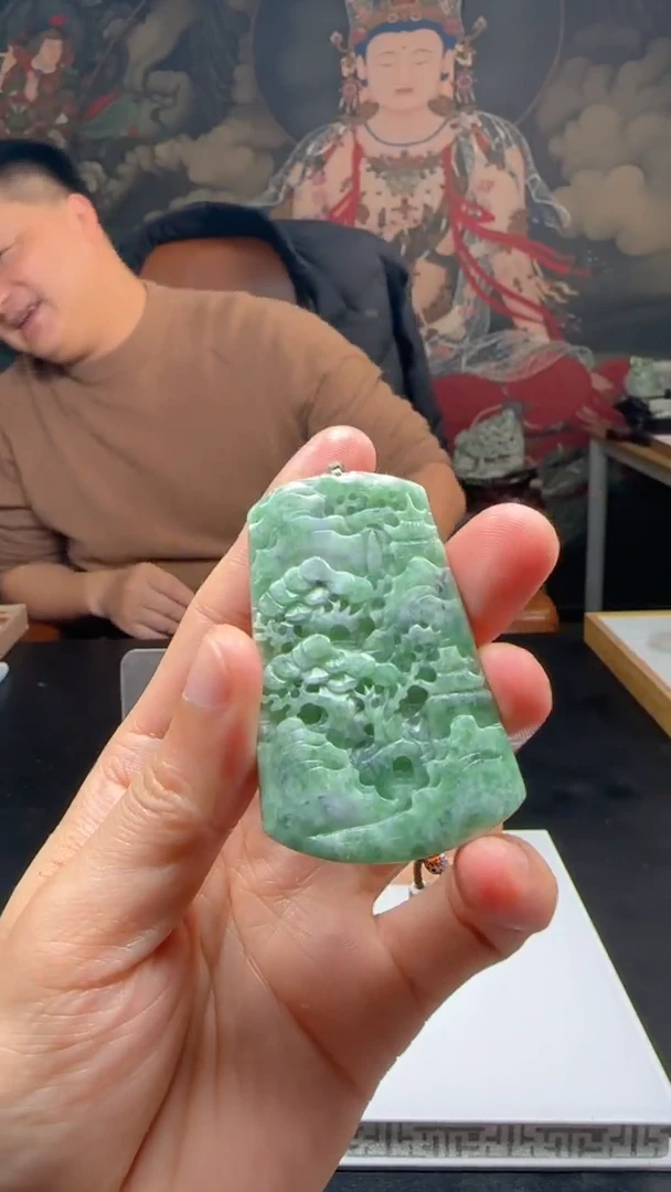 【闪购商品】翡翠颈饰未镶嵌L-@@QJXC12113多样性发其一