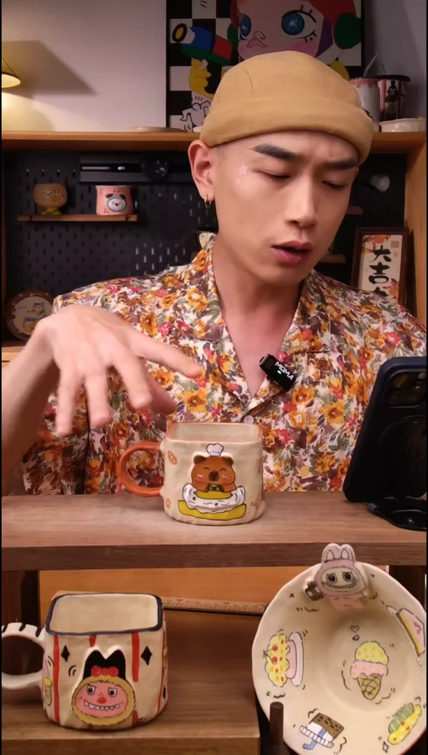 碗景德镇可爱设计师款陶瓷