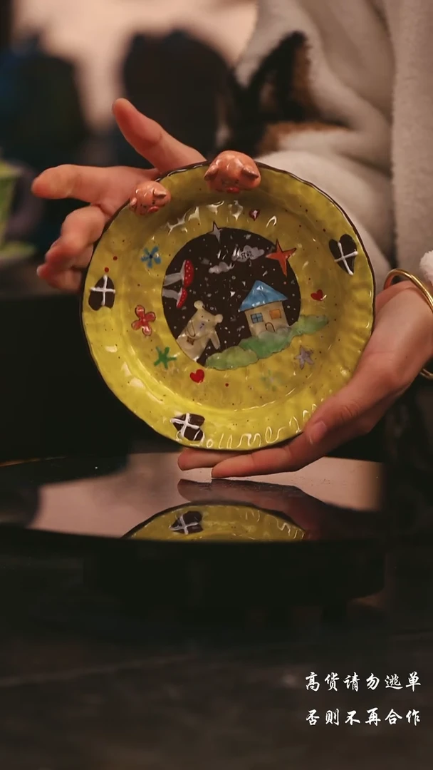 陶瓷景德镇可爱设计师款陶瓷