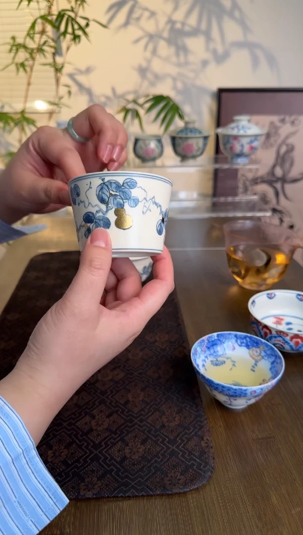 【闪购商品】景德镇手绘茶杯茶杯