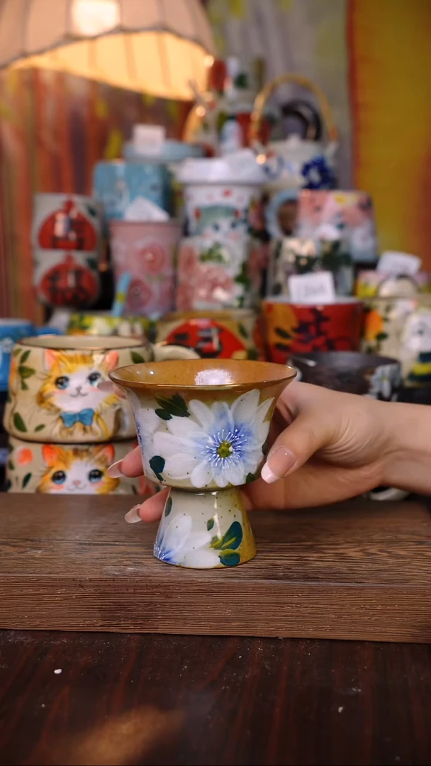 摆件陶泥垚手作 景德镇手工手绘陶瓷器物