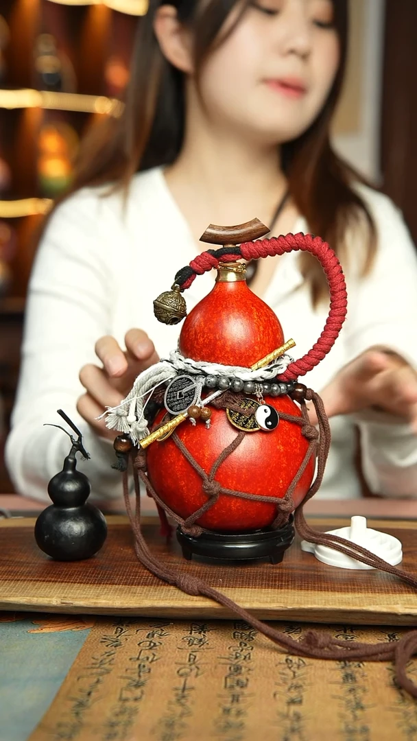183号精品大漆酒葫芦防腐防渗装水茶酒