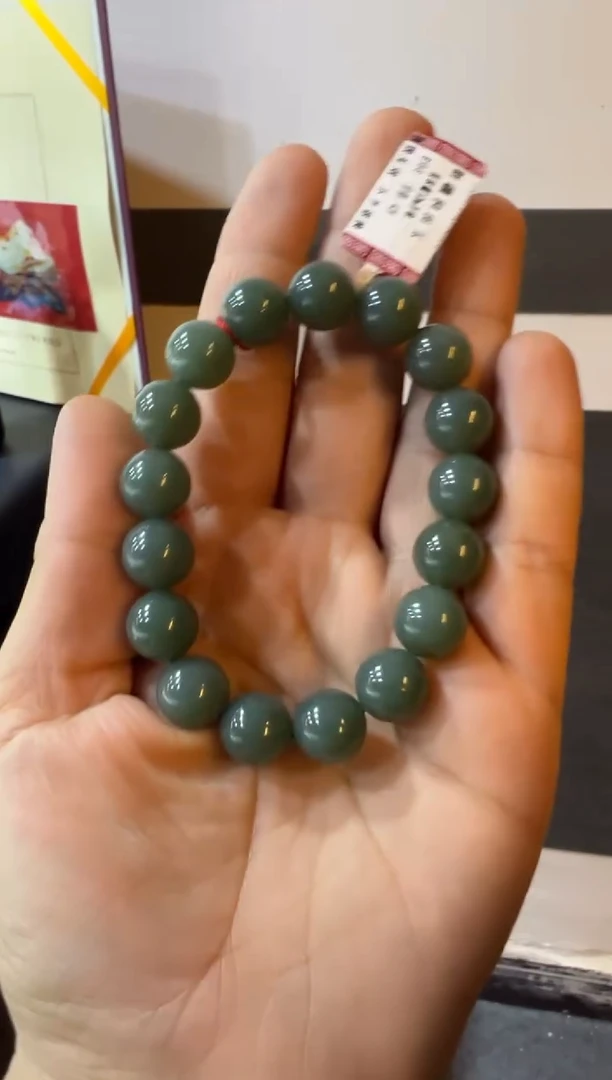 未镶嵌手串和田玉且末蓝手串（产地直发）