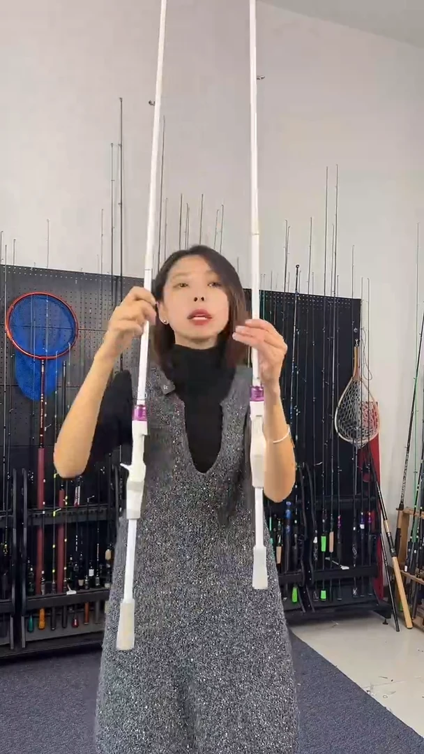 1.8m碳素手两根杆子1枪1直1.8米（瑕疵尾货竿，没有售后，介意勿拍