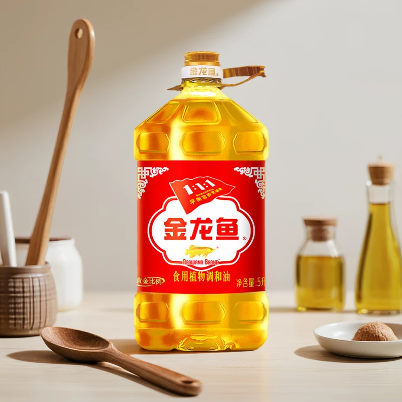 【金龙鱼】调和油黄金比例调和油5L×1瓶