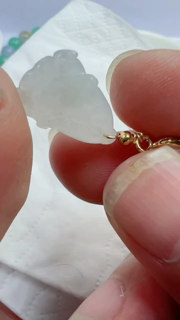 散珠翡翠95号链接，A货翡翠