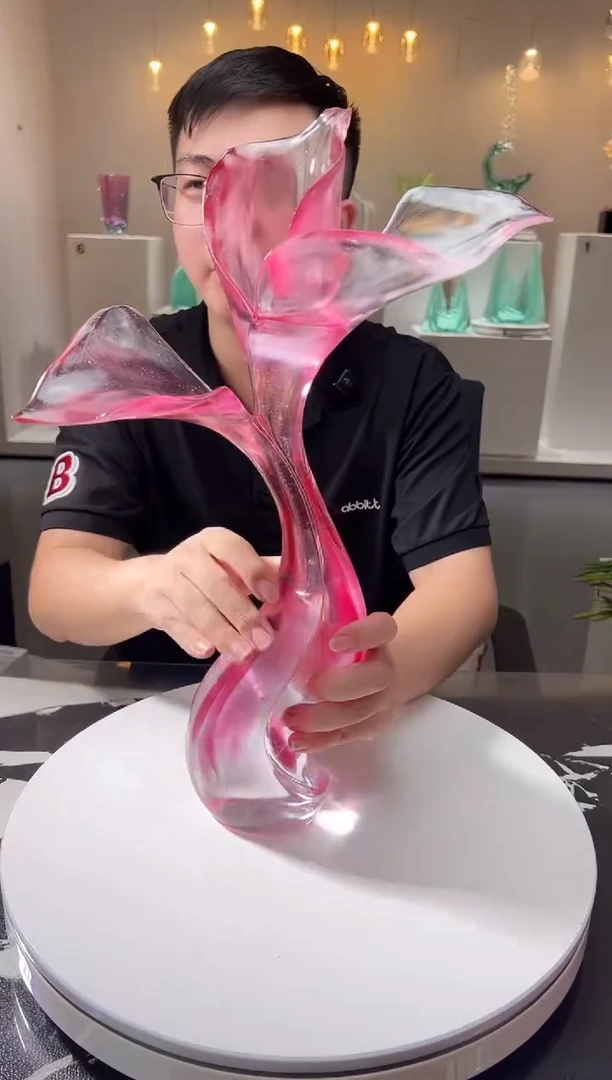 摆件巴比特美学 大号三生花