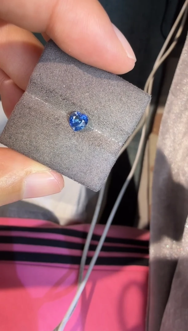 未镶嵌定制定制蓝宝石百***✨天然0.66克拉