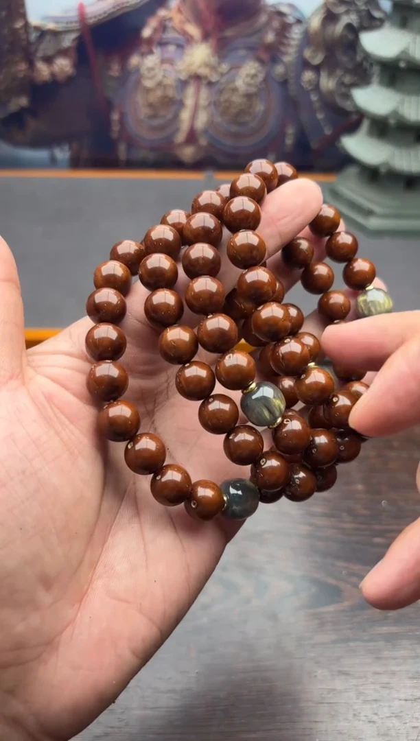紫金鼠手串22号光珠