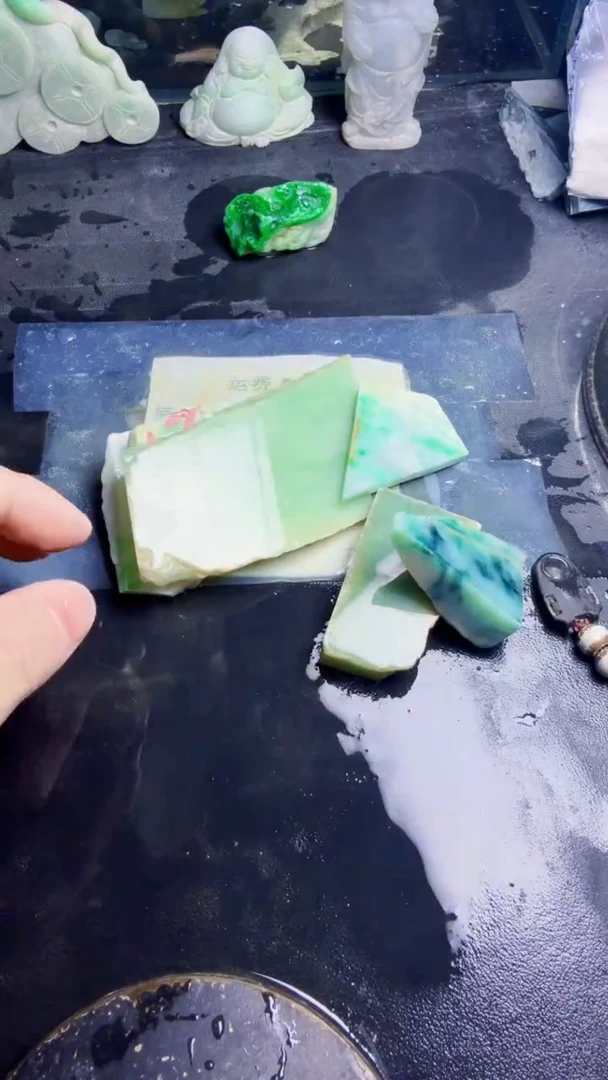 未镶嵌挂件翡翠天然翡翠074