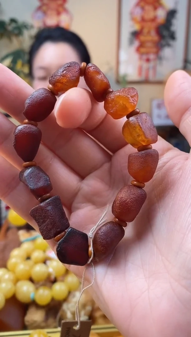 【闪购商品】琥珀手串未镶嵌手串