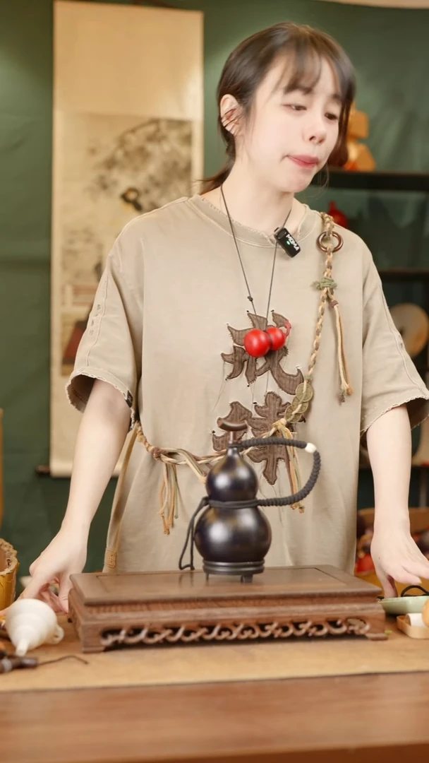 97号精品天然大漆酒葫芦一物一拍~