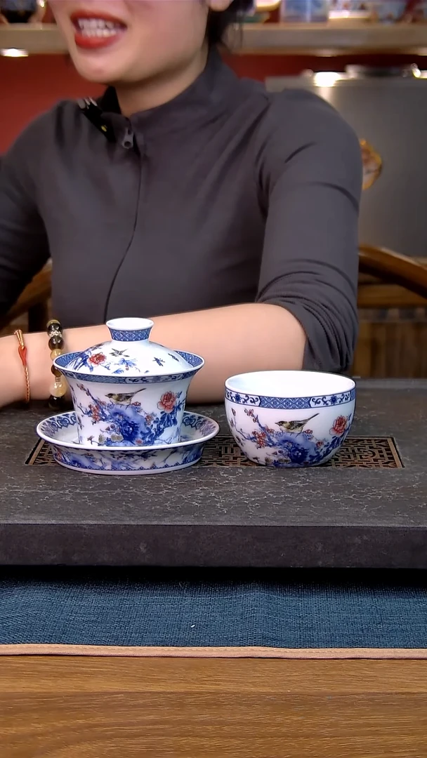 简装家用款2件套 白瓷陶瓷茶具