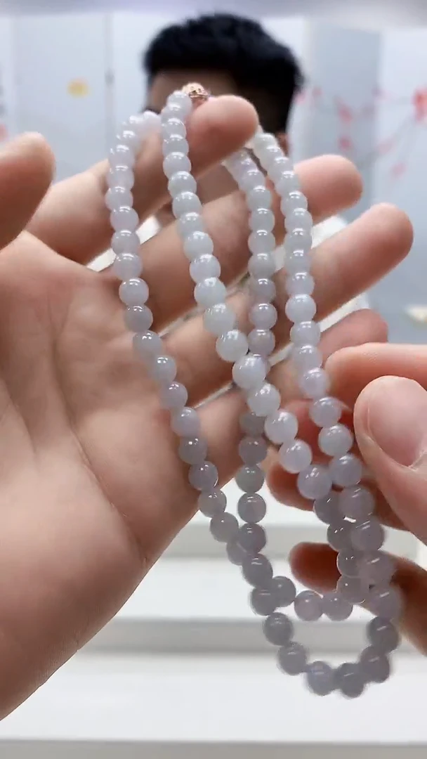 定制翡翠未镶嵌5028bb-毛货珠链72